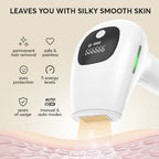 Aurenza Shop IPL Hair Removal Haven device with sleek design and control panel for at-home hair removal treatments.