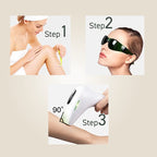 Aurenza Shop IPL Hair Removal Haven device with sleek design, featuring control panel and treatment window for at-home hair removal