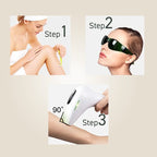Aurenza Shop IPL Hair Removal Haven Pro device with a sleek design and control panel for at-home hair removal.
