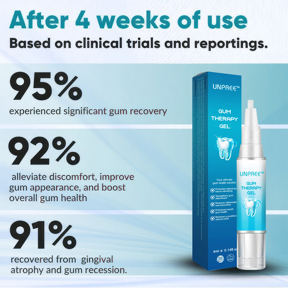 Aurenza Shop UNPREE™ Gum Therapy Gel tube with applicator for oral gum care and therapeutic relief.