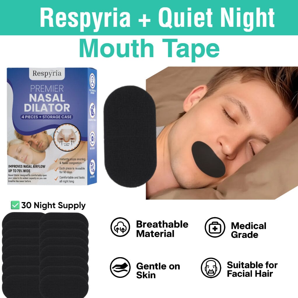 Set of four Respyria Aurenza Shop respiratory products with sleek packaging, designed for effective respiratory support.