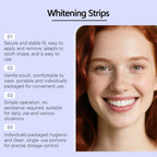 Purple Aurenza teeth whitening strips and removal gel for dental cleaning, yellowing removal, and lasting bright smile.