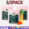 Three and two packs of Aurenza Shop Vital Source Feminine Balance Gummies with Hawaiian Pineapple flavor, showing the colorful gummy bottles.