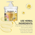 Aurenza Shop bee venom joint pain relief cream for men and women, showing the tube of joint and bone pain treatment.