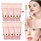 Aurenza Shop collagen overnight peel-off facial mask for skin renewal and deep hydration, shown in a sleek, hydrating mask sheet.
