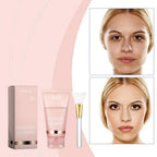 Aurenza Collagen Overnight Peel-Off Facial Mask for skin renewal and deep hydration, shown with the mask applied on a woman's face.