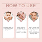 Aurenza Collagen Overnight Peel-Off Facial Mask for skin renewal and deep hydration, showing the mask's gel texture and packaging.