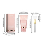 Aurenza Collagen Overnight Peel-Off Facial Mask for skin renewal and deep hydration, shown in a sleek black container with mask applicator