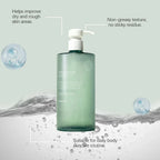 Aurenza HA Body Hydrator Hyaluronic Acid Body Serum bottle, 386ml, with a clear label and pump dispenser for moisturizing skincare