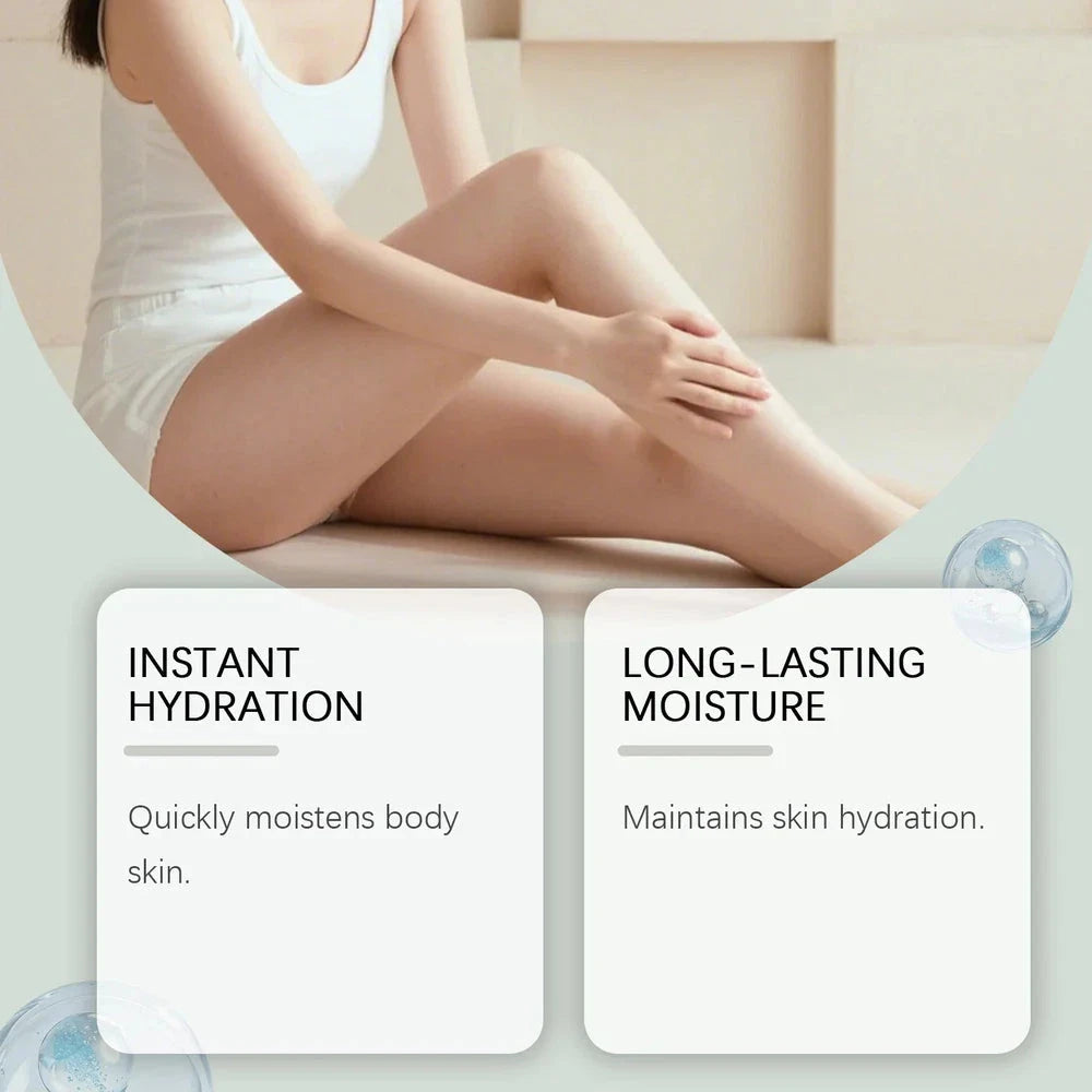 Aurenza HA Body Hydrator Hyaluronic Acid Body Serum 386ml bottle, showcasing the skincare product with a modern label design.