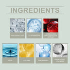 Aurenza Shop HA Body Hydrator Hyaluronic Acid Body Serum in a 386ml bottle, featuring clear liquid and pump dispenser.