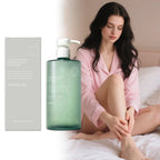 Aurenza Shop HA Body Hydrator Hyaluronic Acid Body Serum 386ml bottle showing clear liquid and pump dispenser.