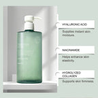 Aurenza Shop HA Body Hydrator Hyaluronic Acid Body Serum in 386ml bottle, showing the serum and product label.