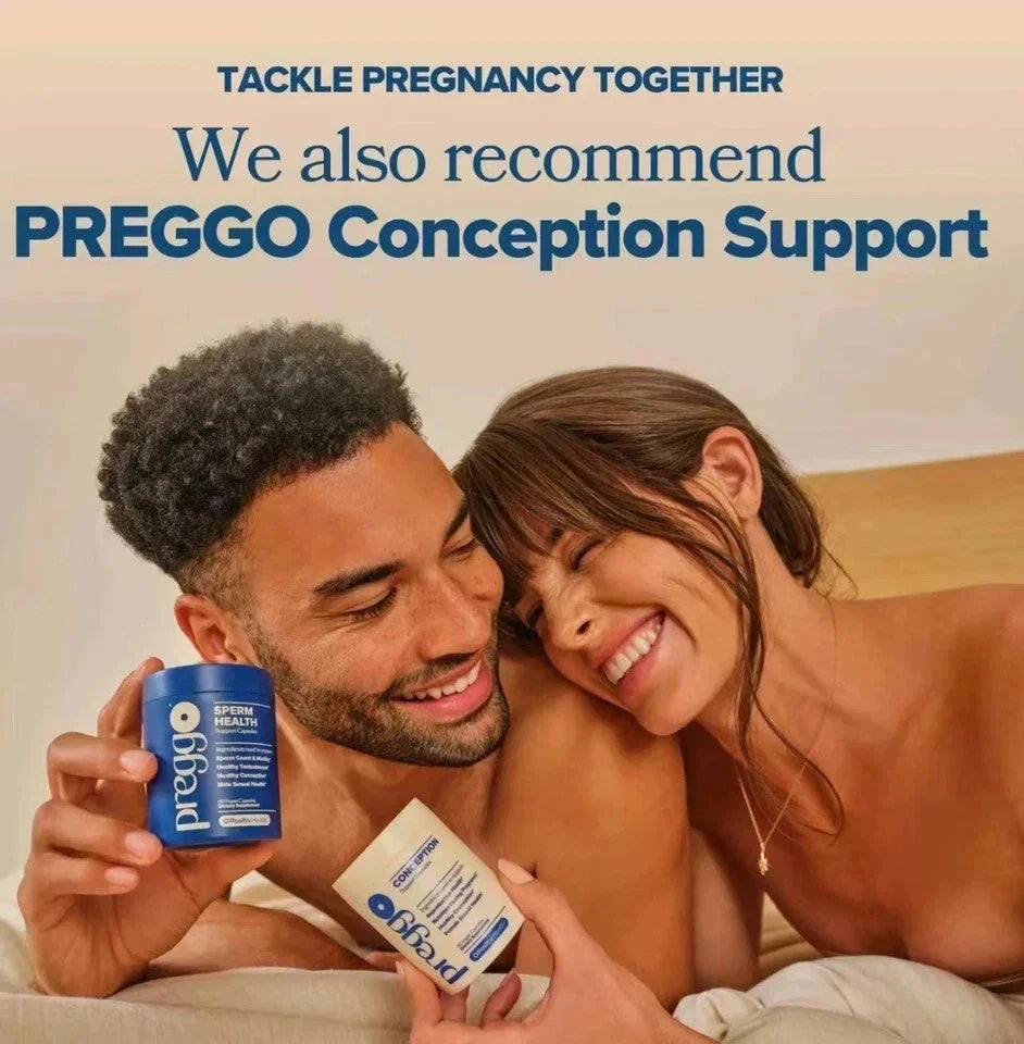 Aurenza Shop Preggo Sperm Health Capsules for Men, vegan capsules supporting sperm count and motility, 60 capsules.