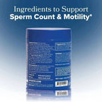 Aurenza Shop Preggo Sperm Health Capsules for Men, 60 vegan capsules, showing the bottle with capsules inside and label.