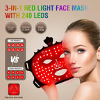 Aurenza Shop Face Mask Light Therapy Gen 2 in gold, showing the sleek, curved device designed for facial skin treatment.