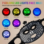 Aurenza Shop Face Mask Light Therapy Gen.2 in gold, showcasing the sleek device with adjustable straps and LED light panels.