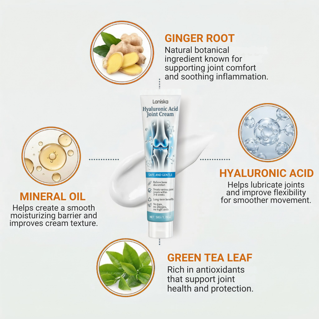 Aurenza Shop Joint Fix Cream tube showing the product packaging with a white and green label for joint pain relief.
