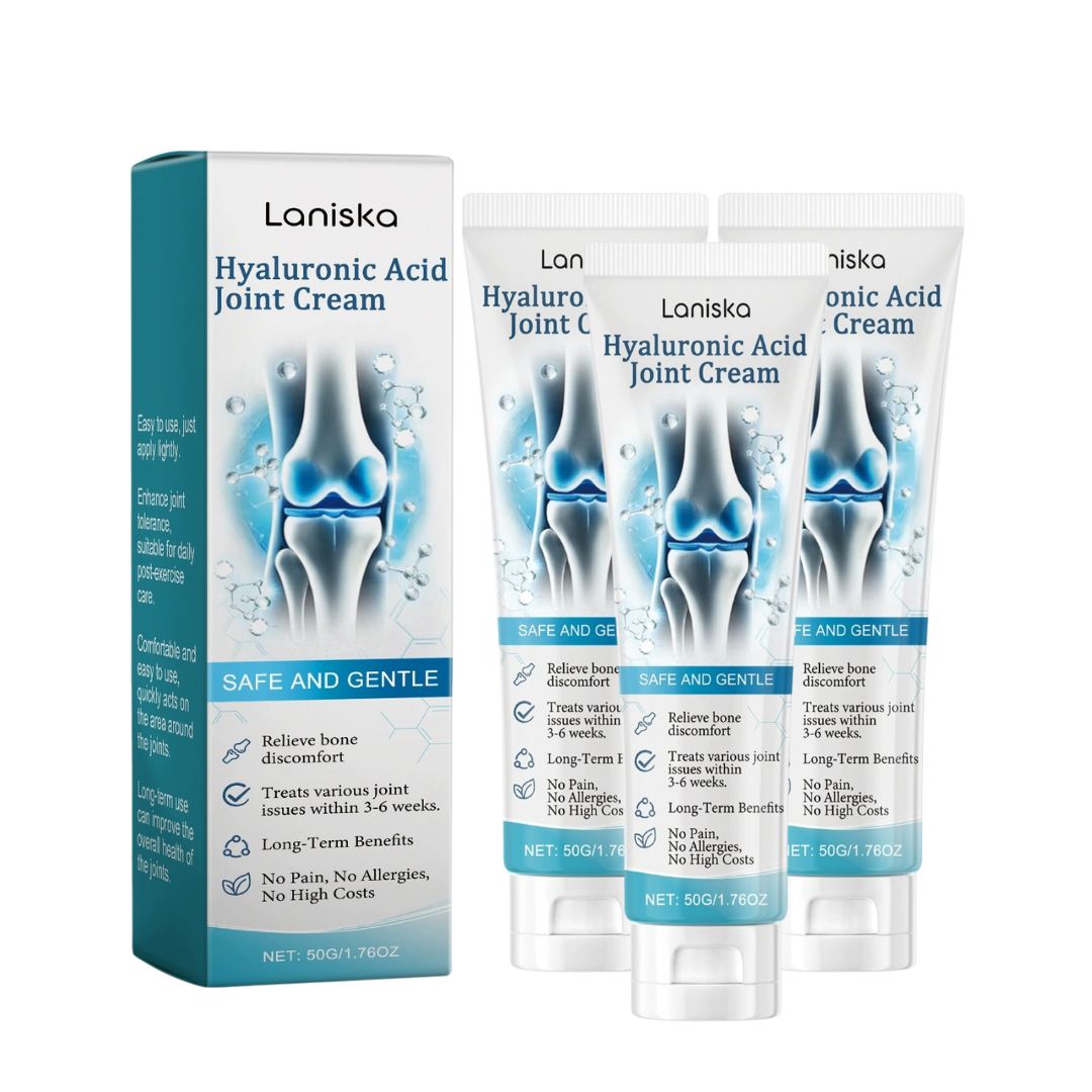 Aurenza Shop Joint Fix Cream in a white tube with blue accents, designed for soothing joint discomfort.