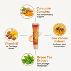 Aurenza Shop joint relief cream jar with a soothing label, designed to ease joint pain and inflammation.