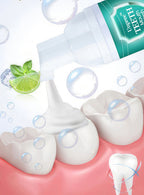 Two bottles of Aurenza Herbal TeethCare Mouthwash showing herbal ingredients and packaging for oral health.