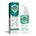 Two bottles of Aurenza Herbal TeethCare Mouthwash with herbal ingredients, designed to improve oral health and freshen breath.
