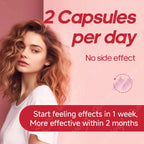Two bottles of Aurenza Quitmood Queen's female-focused daily probiotic supplements for women, supporting pH balance and odor control.
