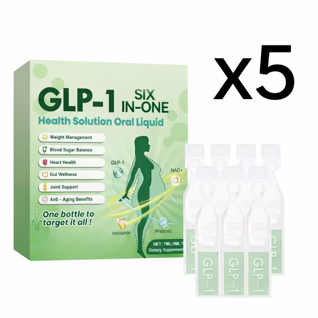Aurenza Shop GLP-1 Moringa Diet Drops in two boxes, 7 x 1ml bottles, designed to boost metabolism and support gut health.