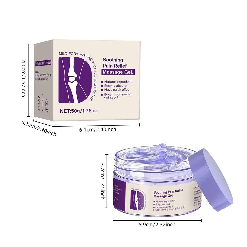 Aurenza Shop Kreain Joint Pain Gel and Kresin Soothing Pain Massage Gel, two 55ml tubes for fast-acting joint relief.