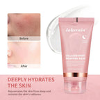 Aurenza Shop Korean deep collagen peel-off mask for face, anti-wrinkle, lifting, overnight skin care, bio pack for women.