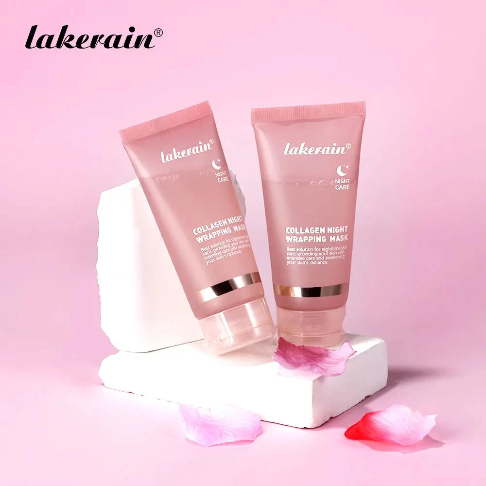 Aurenza Shop Korean Deep Collagen Mask peel-off face mask for anti-wrinkle lifting and overnight skin rejuvenation.