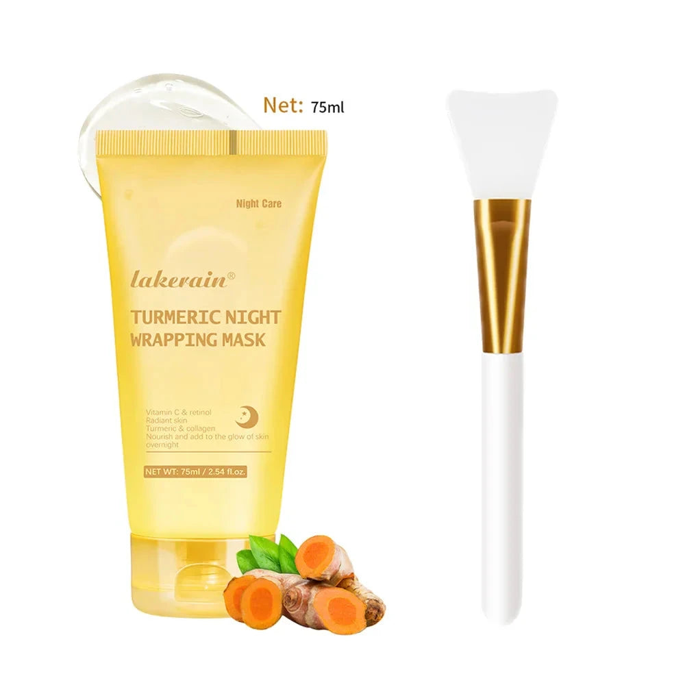 Aurenza Shop Korean deep collagen peel-off mask for anti-wrinkle, lifting, and skin nourishment, shown in a bio pack for overnight use.