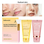 Aurenza Shop Korean Deep Collagen Peel-Off Mask for face, anti-wrinkle, lifting, and overnight skin care for women.