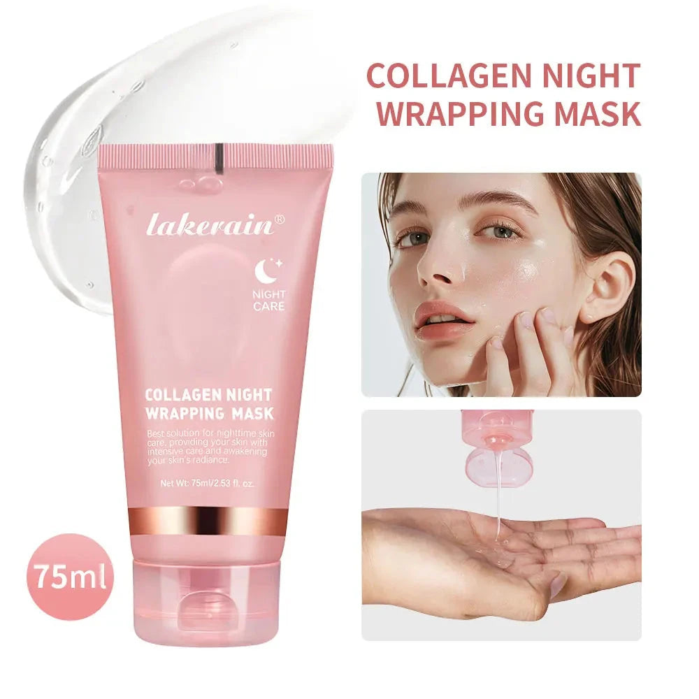 Aurenza Shop Korean Deep Collagen Mask peel-off face mask, anti-wrinkle, lifting, skin care, overnight bio pack for women.