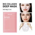 Aurenza Shop Korean deep collagen peel-off mask for anti-wrinkle lifting and overnight skin care, shown in a bio pack for women.