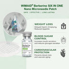 Four boxes of Aurenza Shop USA Doctor Recommended 6-in-1 Nano Microneedle Patch with Berberine for skin rejuvenation.