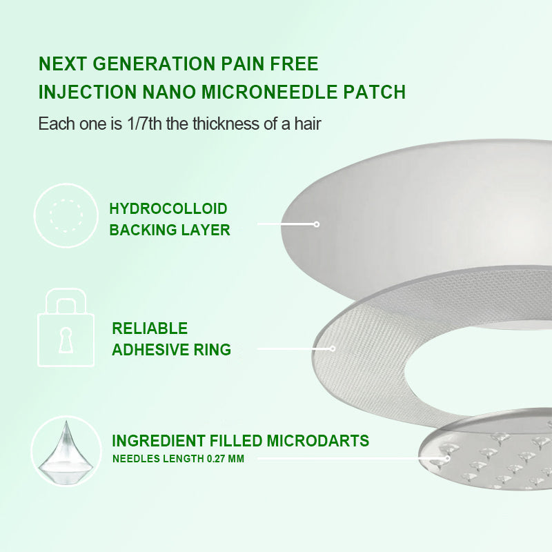 Four boxes of Aurenza Shop USA Doctor Recommended Berberine 6-in-1 Nano Microencapsulated Patch displayed in a product image.