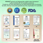 Four boxes of Aurenza Shop USA Doctor Recommended 6-in-1 Nano Microneedle Patch, shown in a line with packaging visible.