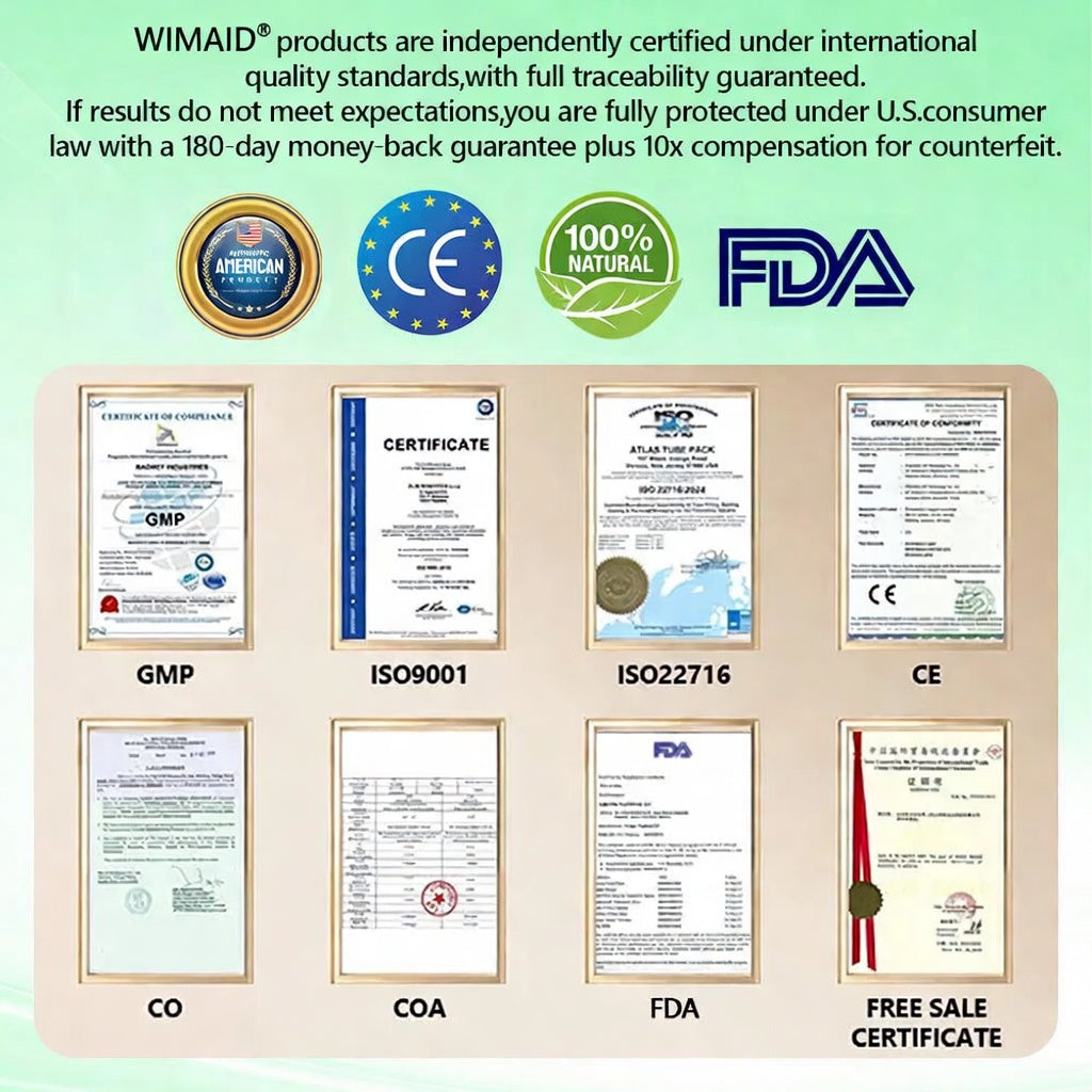 Four boxes of Aurenza Shop USA Doctor Recommended 6-in-1 Nano Microneedle Patch, shown in a line with packaging visible.