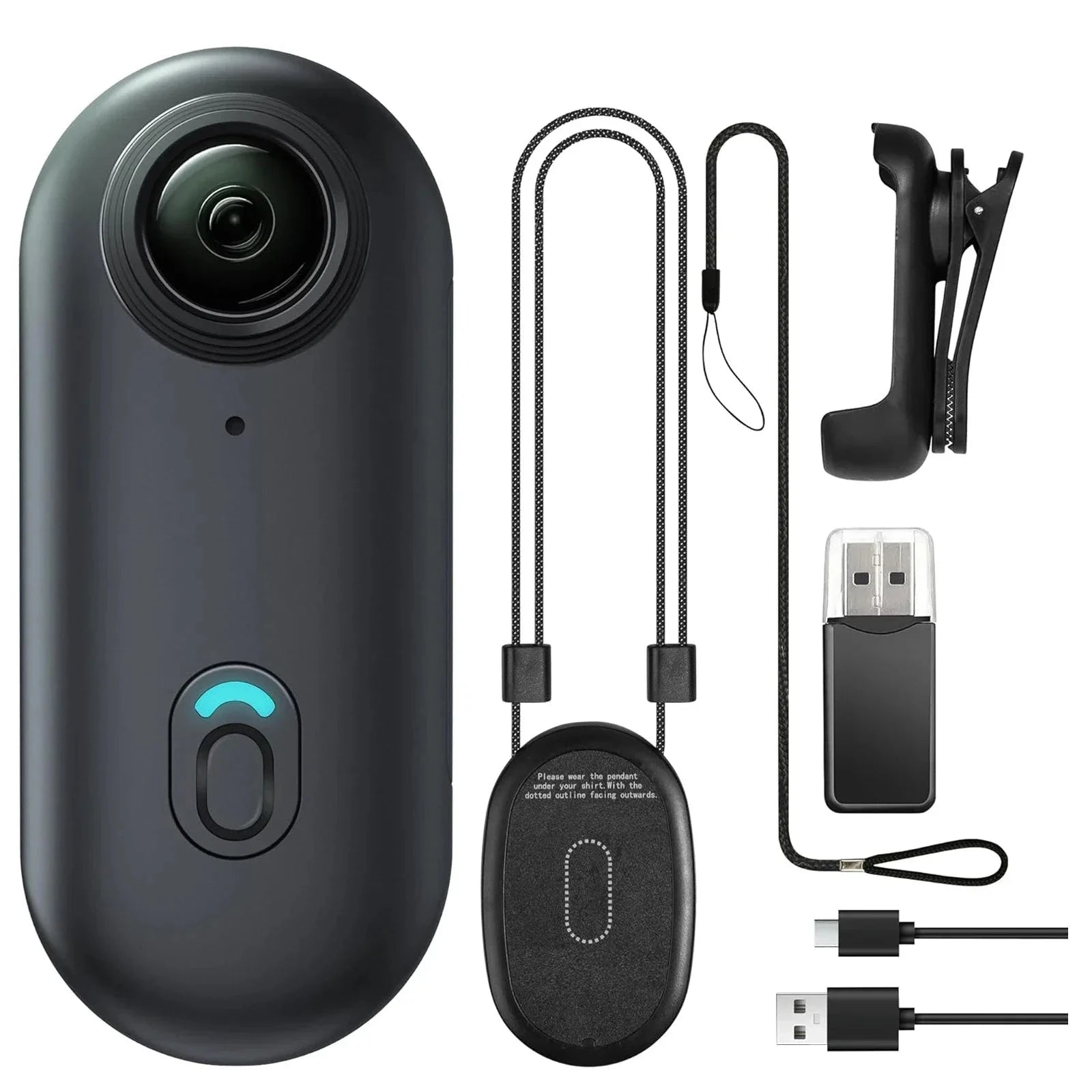 Aurenza H88 mini body camera on a helmet, capturing motorcycle road sports with full HD resolution, WiFi, and 128GB storage.