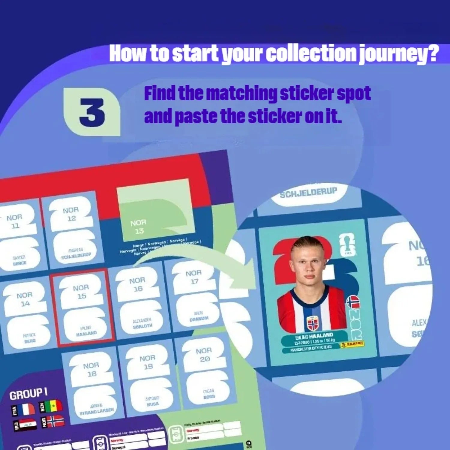 Panini FIFA World Cup 2026 official sticker collection with football star stickers, albums, and cards in a large box.