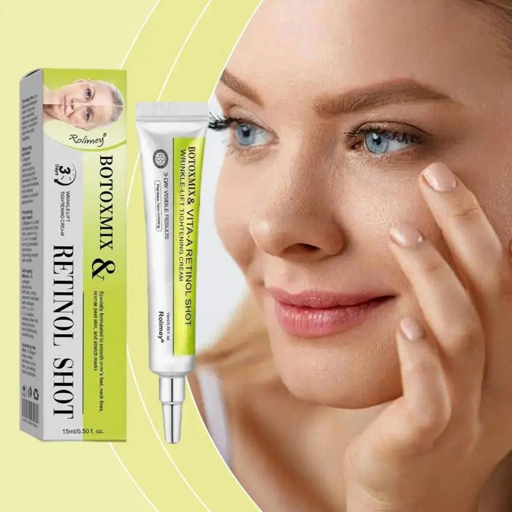 Aurenza Shop anti-aging night cream with wrinkle smoothing and firming hydration, shown in a jar with a smooth, creamy texture.