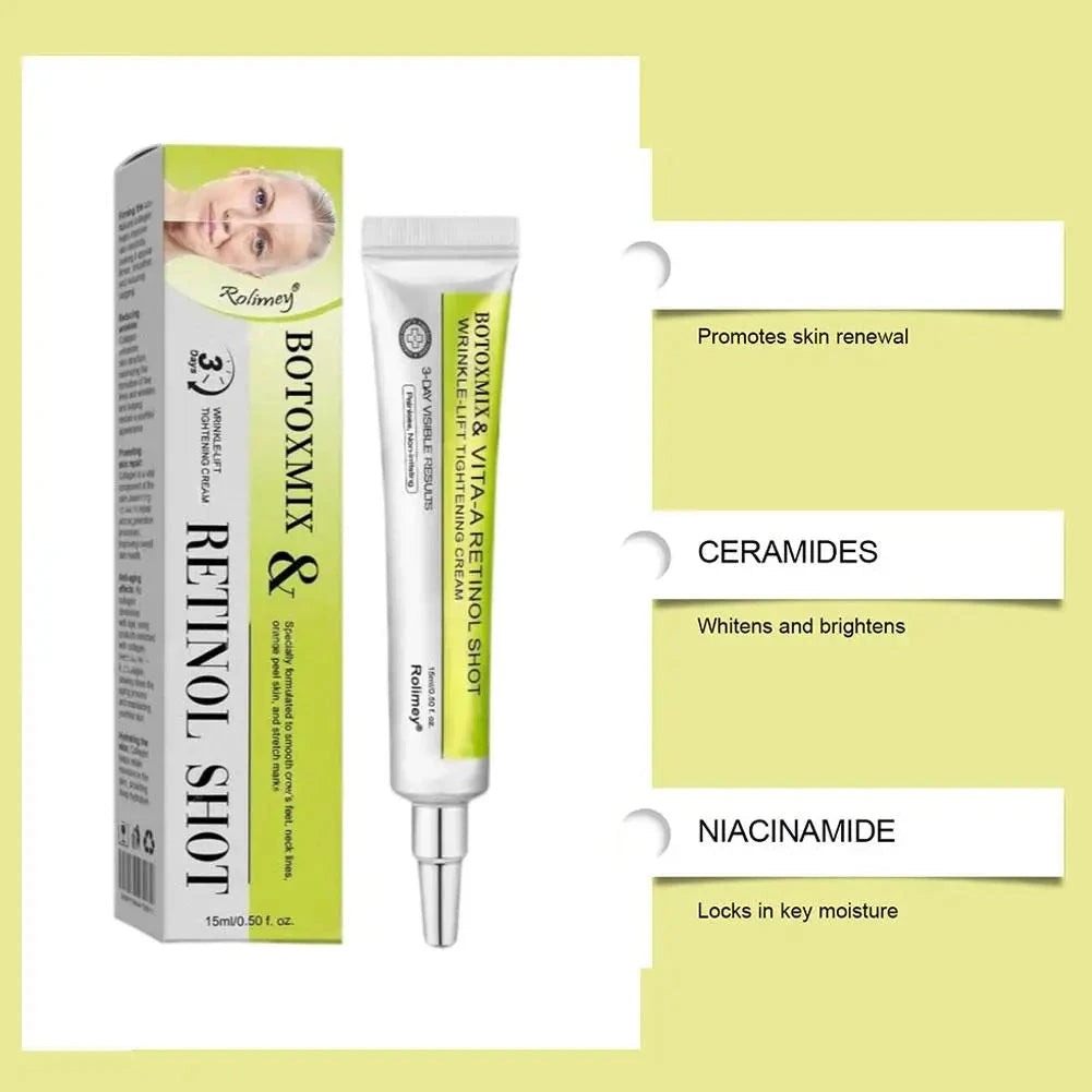 Aurenza Shop anti-aging night cream jar with smooth, hydrating formula for wrinkle smoothing and skin firming.