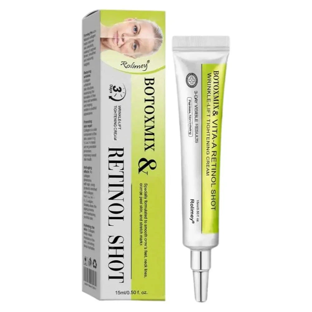 Aurenza Shop anti-aging night cream jar showing smooth, hydrating formula designed to reduce wrinkles and improve skin firmness.