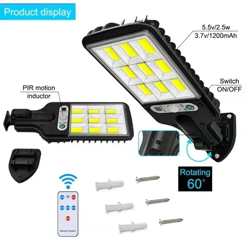 Aurenza Shop garden solar outdoor wall lamp with LED light, waterproof wall sconce for garden decoration and outdoor lighting.