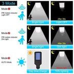 Aurenza Shop outdoor garden solar wall lamps, waterproof LED sconces illuminating garden space with sunlight-powered lighting.