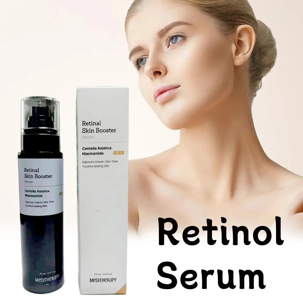 Aurenza Shop Medithermapy Retinol Skin Booster serum bottle with dropper for dark spot fading and skin tone balancing.