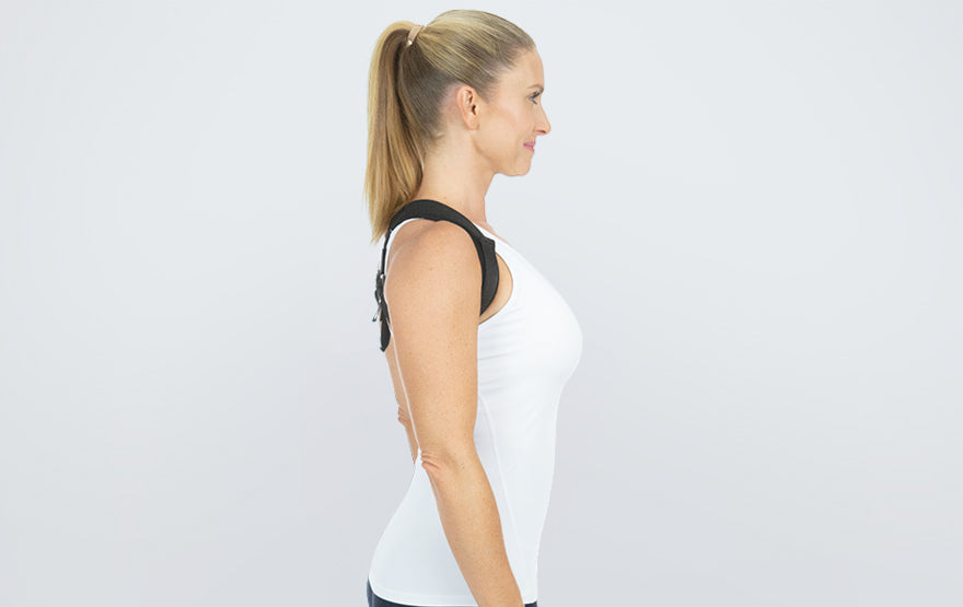 Aurenza Shop back and neck posture corrector brace supporting back health and proper spinal alignment.