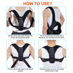 Aurenza Shop back posture corrector and neck brace, adjustable back health support for improved posture and spinal alignment.