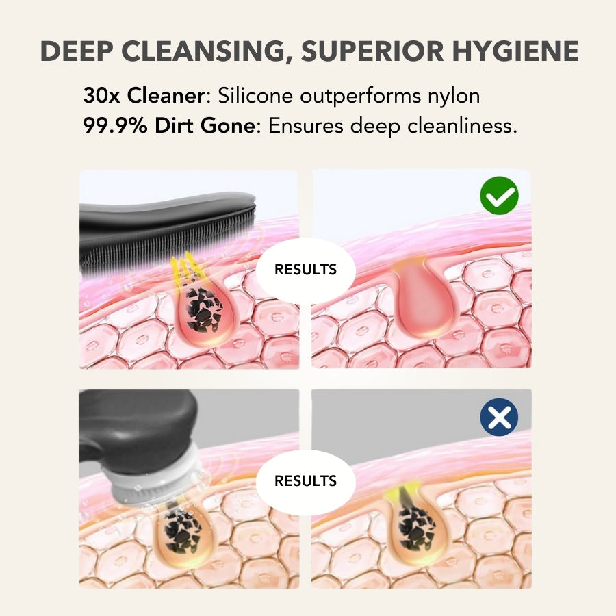 Aurenza Shop ThermaLift 5-in-1 facial sculptor and cleanser device in black, showing the sleek handheld design.